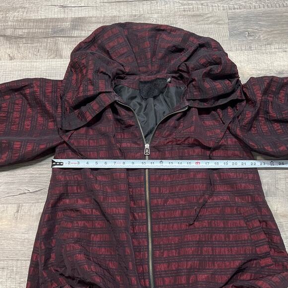 Twelve Couture Y2K 2009 Large Crinkle Jacket Goth Vamp Plaid Whimsygoth Witchy - Picture 7 of 7